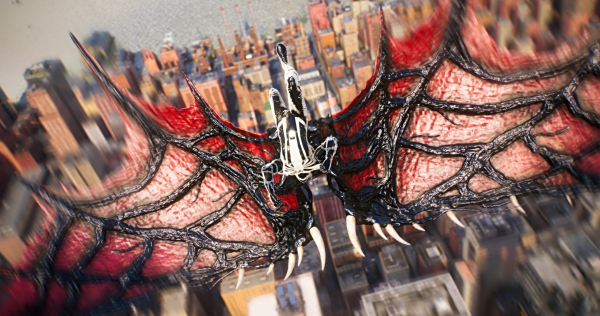 《漫威蜘蛛俠2》默認(rèn)蛛絲翅膀替換為毒液之翼MOD