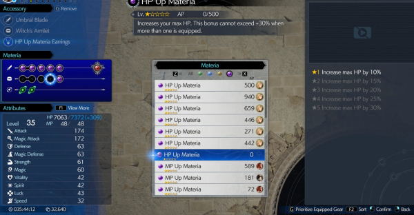 《最終幻想7:重生》屬性魔石無上限MOD