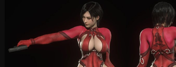 《生化危機4:重制版》艾達搏擊玫瑰邪惡性感服裝MOD