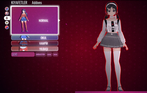 《米塔MiSide》貝西克塔斯體育俱樂部服裝MOD