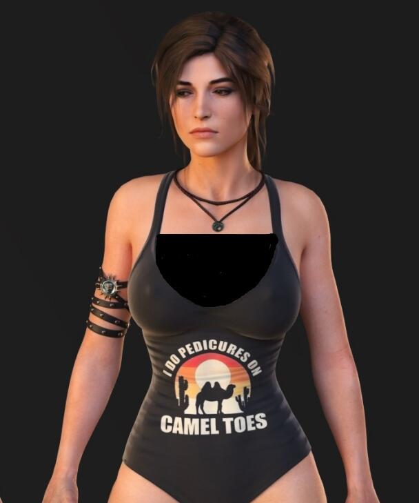 《古墓麗影:崛起》駝峰泳衣MOD