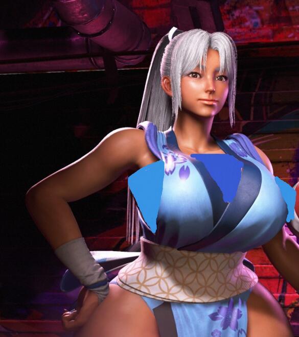 《街頭霸王6》C1不知火舞XXL體型美型MOD