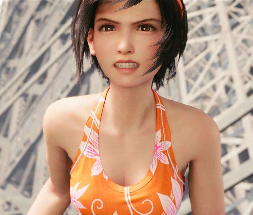 《最終幻想7:重制版》尤菲泳裝插件蒂法皮膚MOD