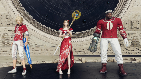 《最終幻想7：重生》蒂法克勞德海灘套裝MOD