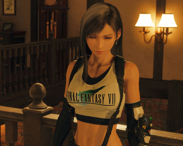 《最終幻想7：重生》蒂法印花T恤MOD