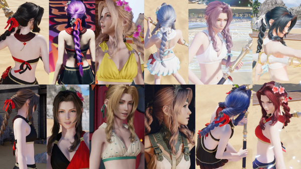 《最終幻想7：重生》發型發色修改mod整合包