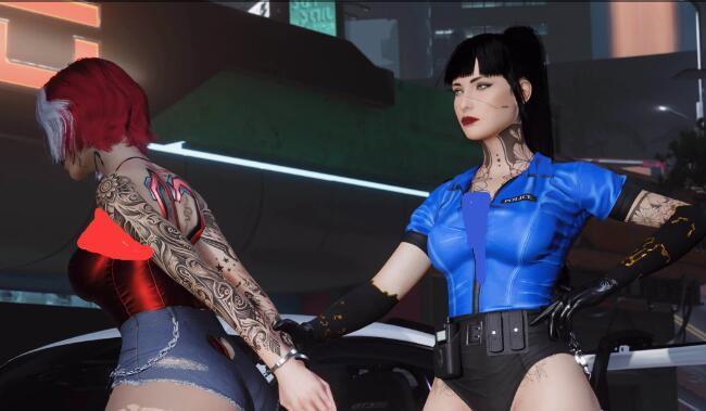 《賽博朋克2077》探員服裝PT2MOD