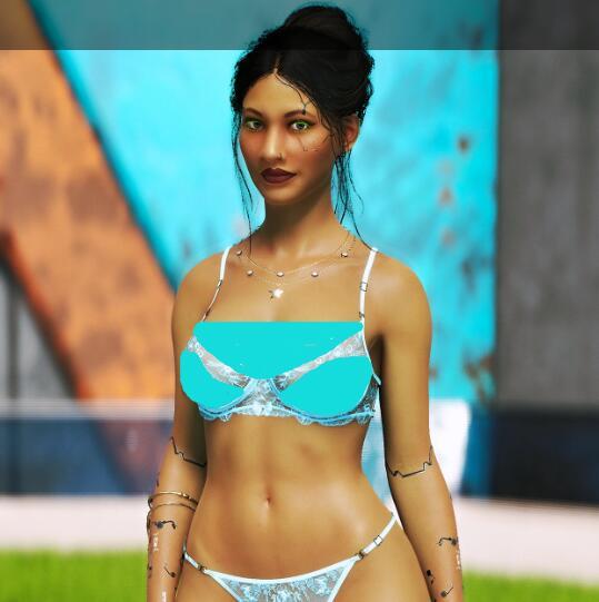 《賽博朋克2077》ANGEL體型睫毛內衣MOD