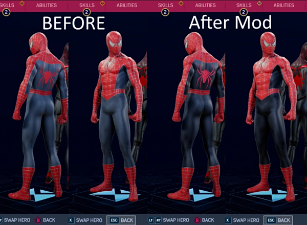 《漫威蜘蛛俠2》更像電影里的蛛絲戰(zhàn)衣MOD