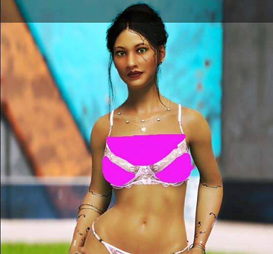 《賽博朋克2077》EBB體型睫毛內(nèi)衣MOD