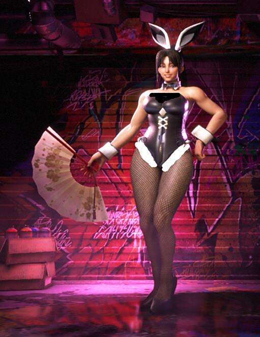 《街頭霸王6》不知火舞性感兔女郎黑絲漁網(wǎng)MOD