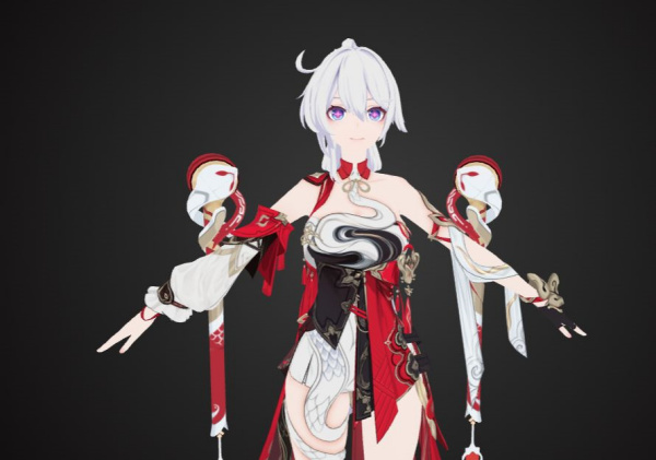 《黑神話:悟空》琪亞娜替換悟空含武器MOD