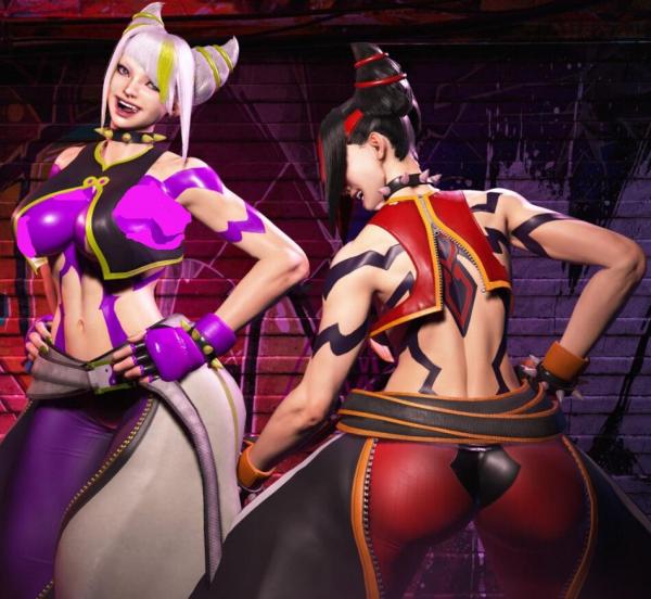 《街頭霸王6》韓蛛俐C1XL體型美型MOD