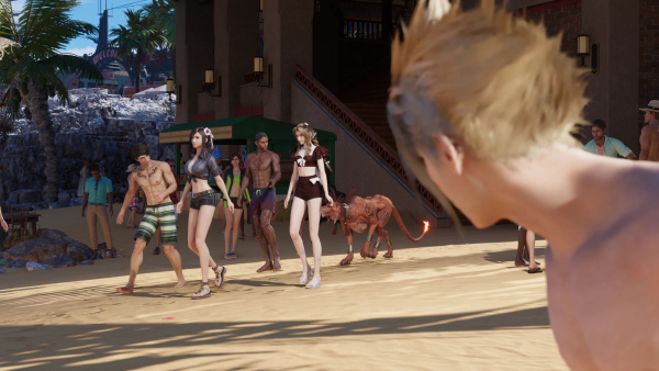 《最終幻想7：重生》蒂法紅褐色與白色混搭MOD