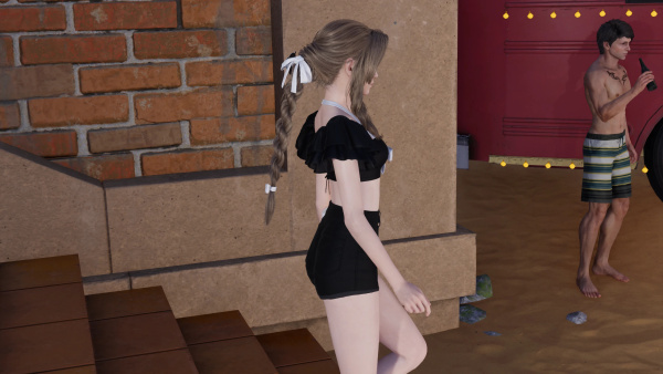 《最終幻想7：重生》蒂法黑白搭配MOD