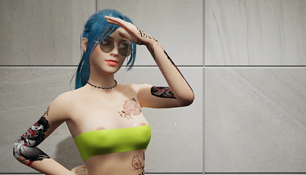 《致命解藥》多種顏色的短上衣MOD