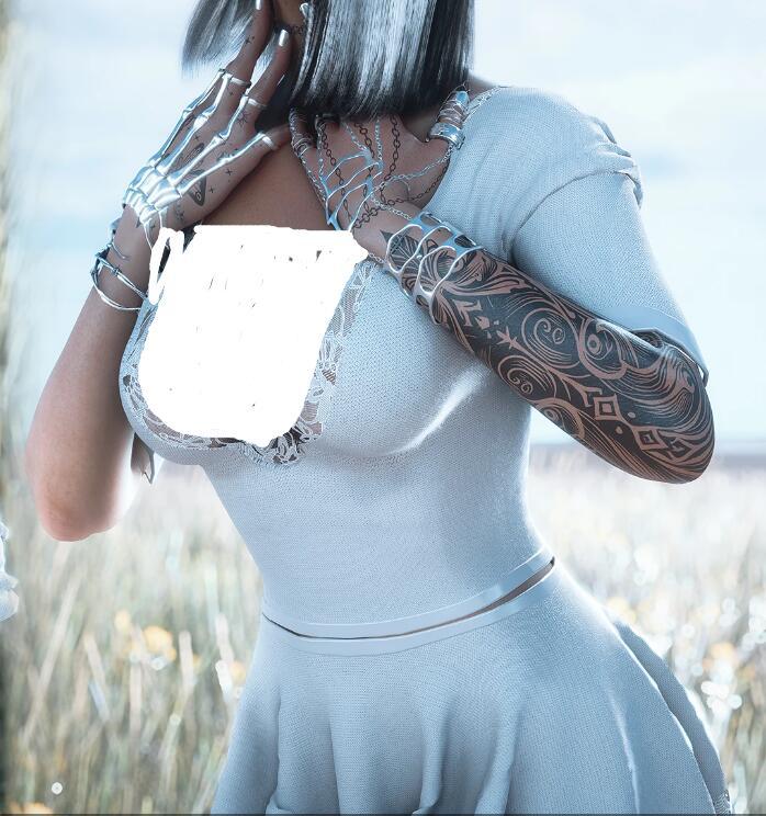 《賽博朋克2077》神秘連衣裙MOD