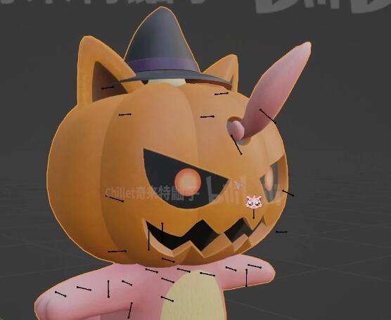 《幻獸帕魯》南瓜頭搗蛋貓MOD[支持天墜之地]