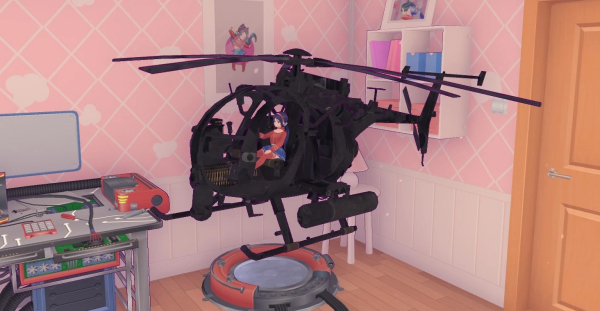 《米塔MiSide》MH-6直升機替換米塔MOD