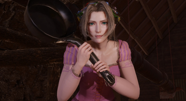 《最終幻想7：重生》長發公主愛麗絲MOD[可選煎鍋武器外觀]