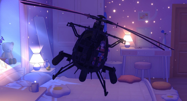 《米塔MiSide》MH-6直升機替換米塔MOD