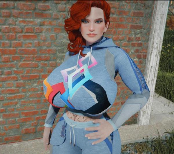 《輻射4》3BBBCBBE運動風格西裝MOD