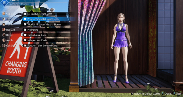 《最終幻想7:重生》蒂法紫色連衣裙MOD