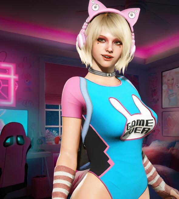 《生化危機4：重制版》電競少女阿什莉MOD