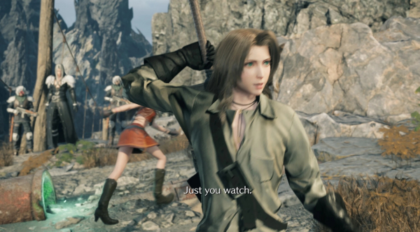 《最終幻想7：重生》披發(fā)愛麗絲替換克勞德MOD