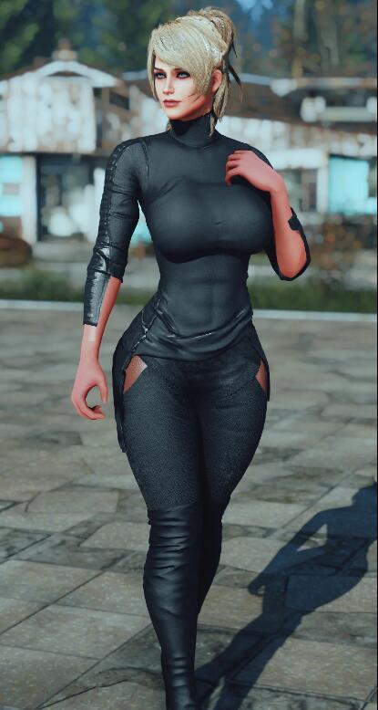 《輻射4》CBBE奧比的隨機服裝MOD