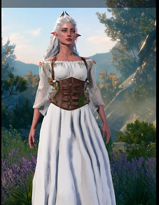 《博德之門3》孢子女士連衣裙外觀MOD