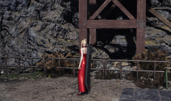 《最終幻想7：重生》克勞德替換為猩紅模型MOD