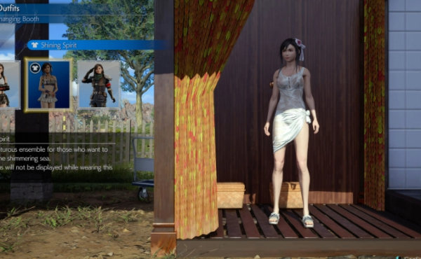 《最終幻想7:重生》蒂法濕身浴衣服裝MOD