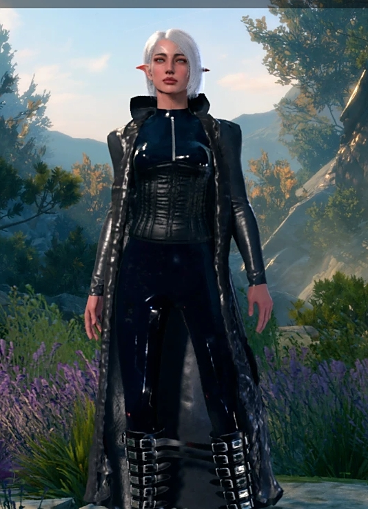 《博德之門3》希西爾菲娜的連體緊身衣套裝外觀MOD