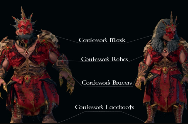 《博德之門3》紅色懺悔者套裝MOD