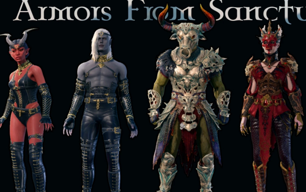 《博德之門3》紅色懺悔者套裝MOD