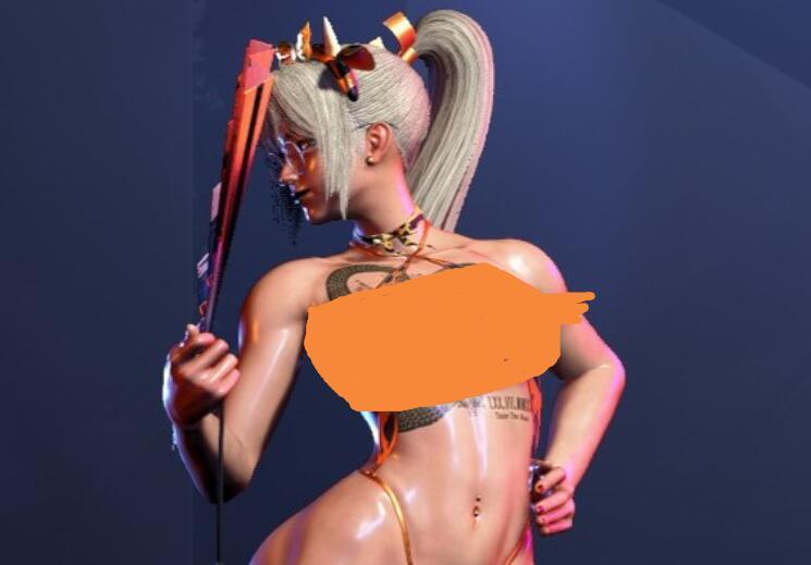 《街頭霸王6》不知火舞C1皮膚紋理蛇紋身MOD