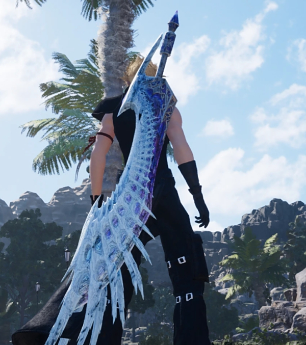 《最終幻想7:重生》怪獵冰翼替換熔巖軍刀MOD