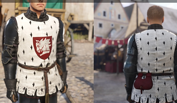 《天國:拯救2》黑色重涂版戰(zhàn)馬戰(zhàn)袍MOD