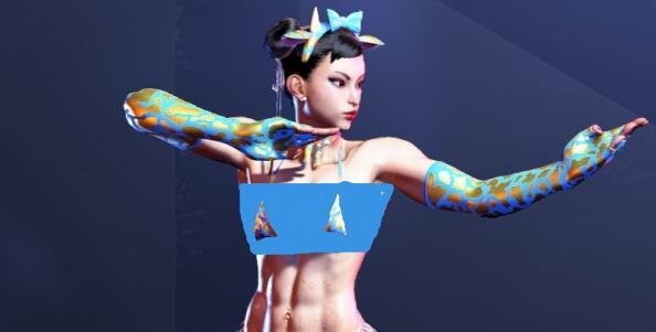 《街頭霸王6》春麗C1奶牛比基尼-迷你比基尼MOD