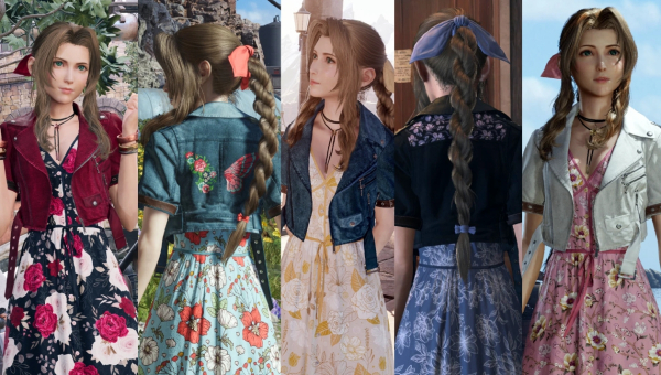 《最終幻想7：重生》愛麗絲九種花卉風格服裝MOD