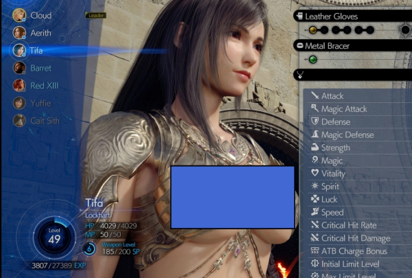 《最終幻想7：重生》蒂法黃金鎧甲MOD
