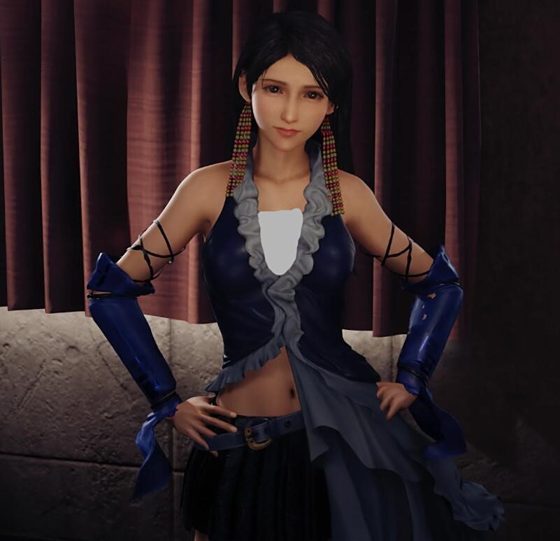 《最終幻想7：重制版》蒂法cos武僧MOD