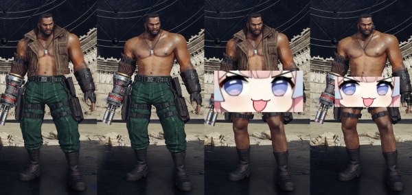 《最終幻想7：重生》四種清涼裝扮巴雷特MOD