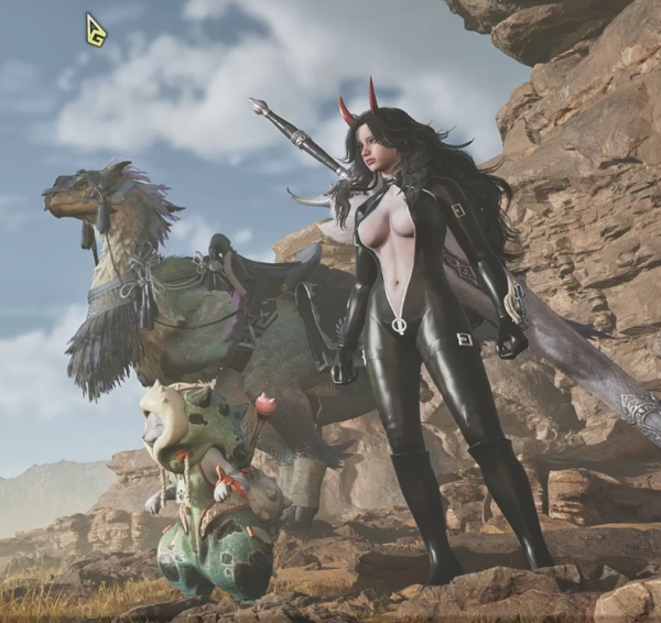 《怪物獵人：荒野》性感膠衣替換內衣2號MOD
