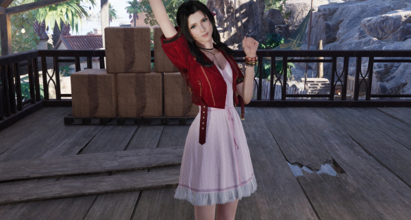 《最終幻想7：重生》愛麗絲細肩帶短裙MOD