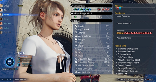 《最終幻想7：重生》最終幻想15露娜弗蕾亞替換愛麗絲MOD