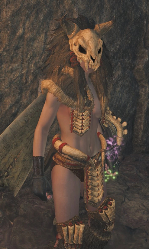 《怪物獵人：荒野》性感的骨甲MOD