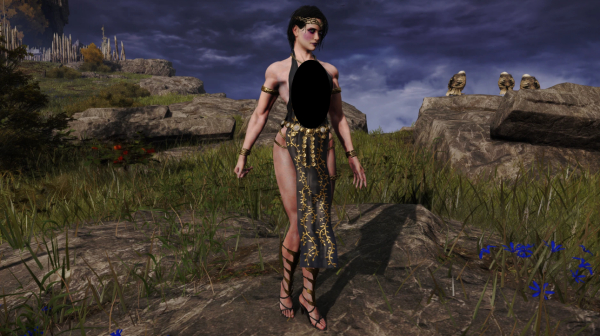 《艾爾登法環》清涼修改版永恒女王瑪莉卡套裝MOD