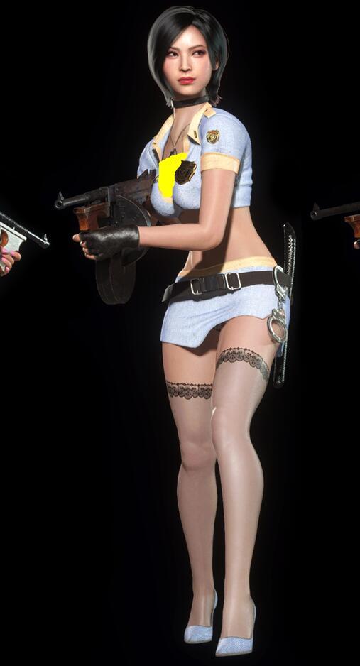 《生化危機(jī)4：重制版》艾達(dá)壞探員巡邏隊(duì)-黑絲D款MOD[需要DLC]